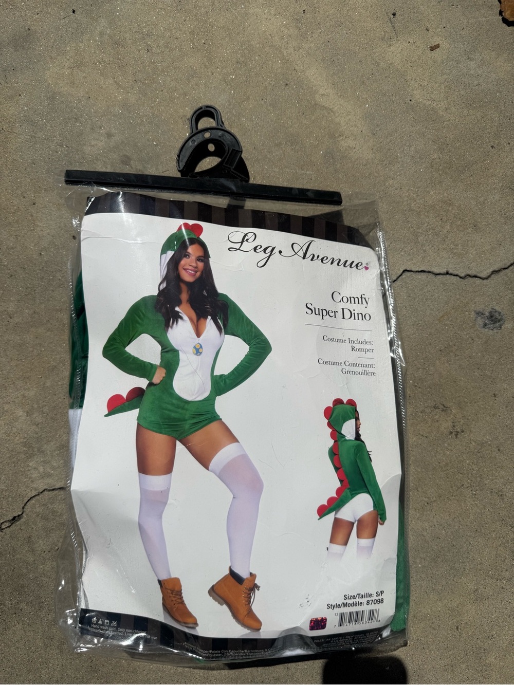 Leg Avenue Green Comfy Super Dino Costume